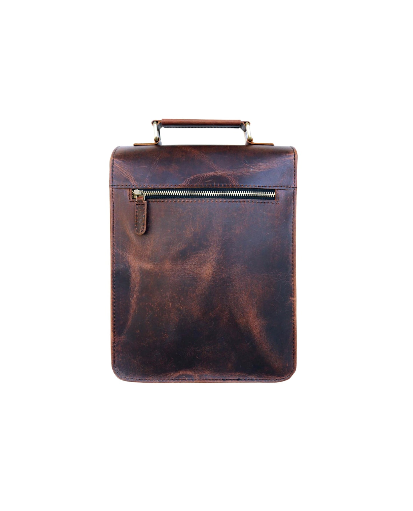 Crafted From 100% Genuine Buffalo Leather, This Vintage-style Crossbody Bag (11" X 9" 3.5") Offers Smart Storage With A Tablet Sleeve, Phone Pocket, And Rear Zipper. Its Rugged Yet Refined Design Makes It Perfect Personalized Gift For Men Women. Ideal As Customized Graduation Or Birthday Gift, Leather Messenger Combines Classic Charm Modern Functionality Daily Use, Work, Travel.