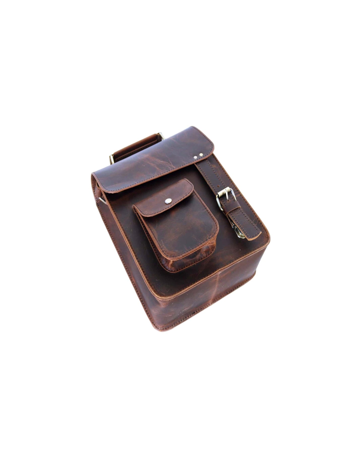 This Handcrafted Buffalo Leather Satchel Blends Rustic Charm With Everyday Functionality, Making It A Perfect Personalized Gift For Men And Women. Featuring Sturdy Top Handle, Quick-access Front Pocket, Adjustable Strap, It’s Ideal Carrying Gadgets, Journals, Daily Essentials. The Vintage-distressed Finish Adds Timeless Appeal. Thoughtful Graduation Or Birthday Gift, Customized Vertical Crossbody Bag Offers Durability, Style, Practicality Work, Travel, Study.