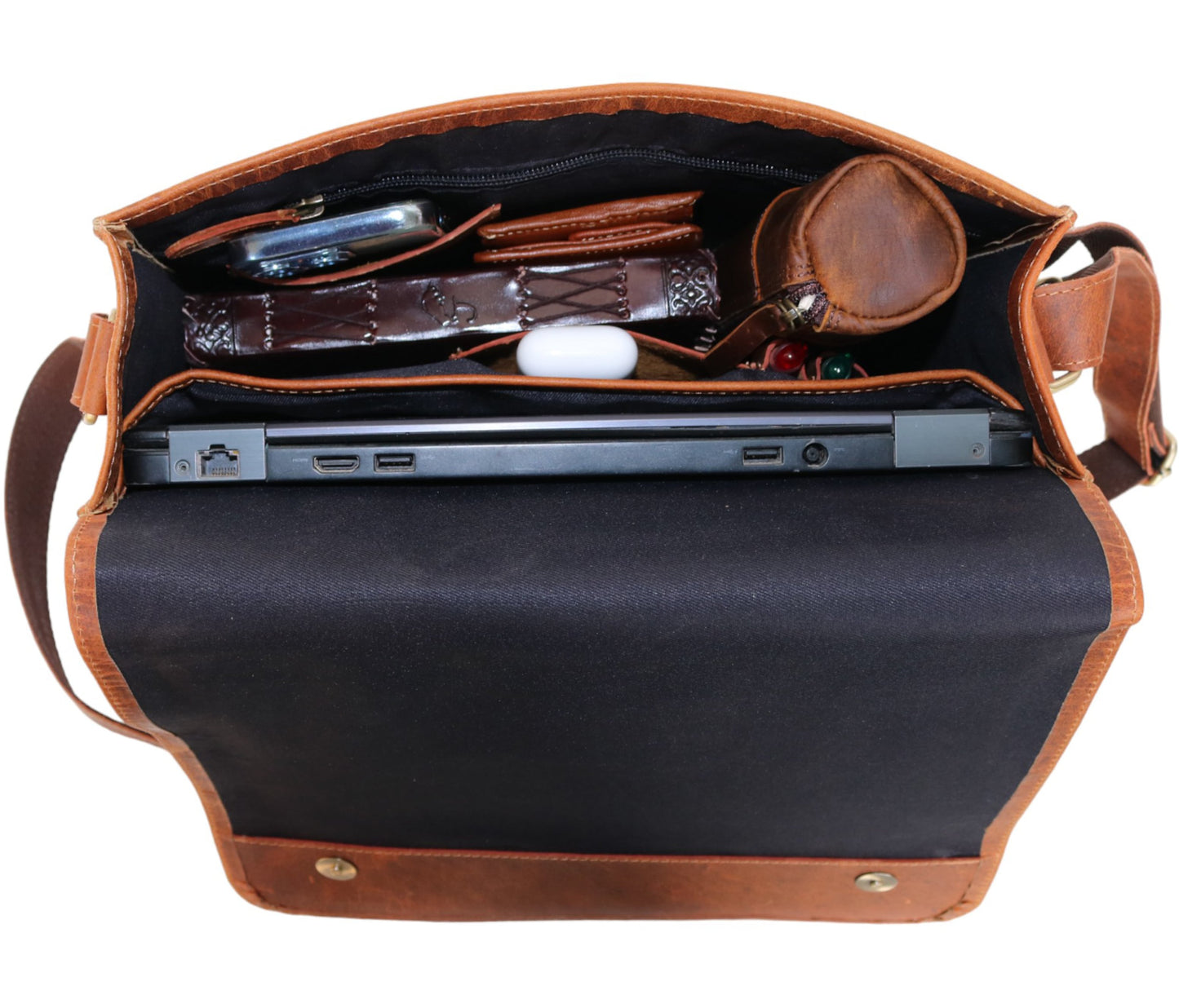 Organized And Versatile, This Leather Messenger Bag Features Dedicated Compartments For Laptops, Wallets, Phones, Pens, More. Its Structured Interior Ensures Everything Stays In Place—ideal Office, College, Or Daily Commuting. Handcrafted From Full-grain Leather, It’s Both Rugged Elegant. A Perfect Customized Gift Men Women, Satchel Makes Thoughtful Birthday Gift, Graduation Professional Present That Blends Style With Everyday Practicality.