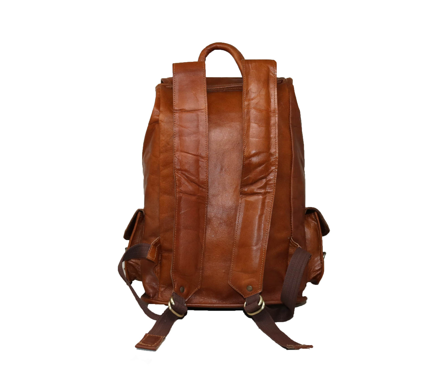 Expertly Handcrafted From Premium Full-grain Leather, This Men’s Leather Backpack Is A Timeless Piece And Perfect Personalized Or Customized Gift—ideal For Birthdays, Graduations, Everyday Use. The Rich Tan Finish Develops Unique Patina, Adding Vintage Character With Age. Thoughtfully Designed Comfort Function, It Features Padded Shoulder Straps, Reinforced Stitching, Side Pockets, Secure Adjustable Buckles—blending Heritage Craftsmanship Modern Utility Travel, Work, Daily Adventures.