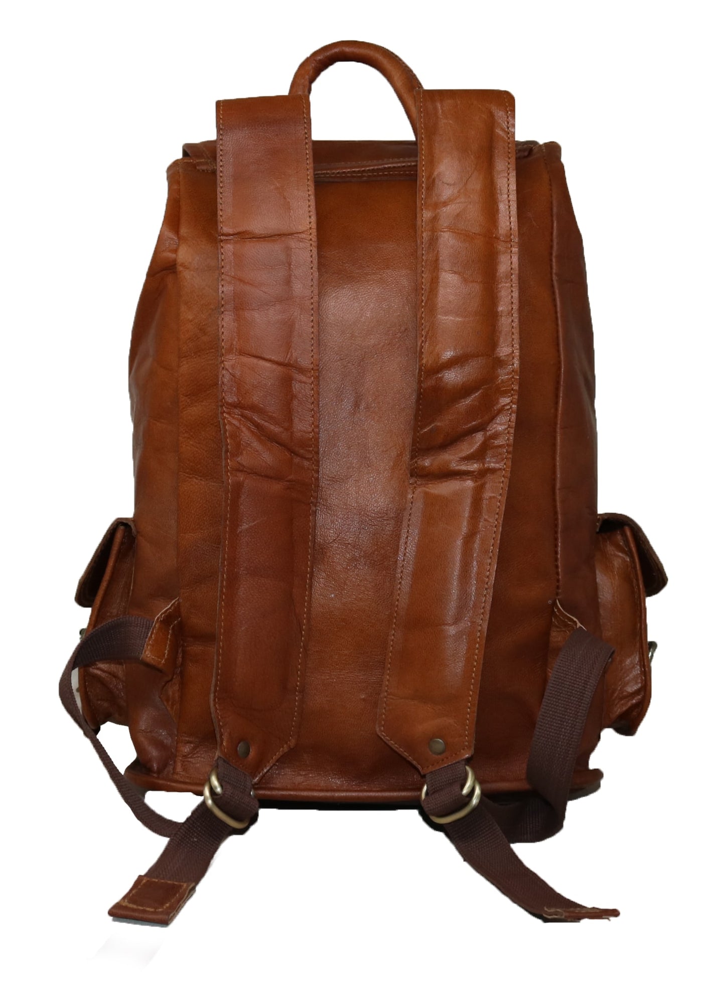 Crafted From Premium Full-grain Leather, This Handmade Leather Backpack Is A Perfect Personalized Or Customized Gift For Men And Women. Designed Comfort Durability, It Features Soft Padded Shoulder Straps An Ergonomic Back Panel All-day Ease. Ideal Travel, Work, Everyday Use, Its Adjustable Top Handle Multiple Compartments Offer Practical Storage. Timeless Graduation Birthday Gift, Stylish Rucksack Blends Rugged Charm With Refined Functionality.