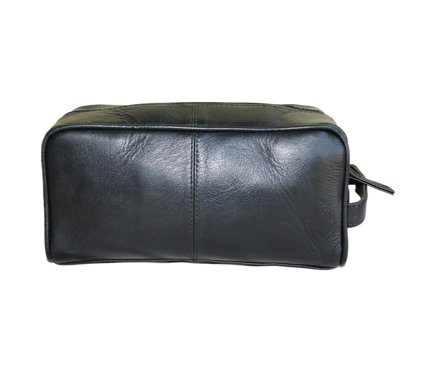 Handmade Leather Travel Pouch, Crafted From Premium Black For Timeless Style And Durability. This Vintage-style Grooming Organizer Offers Ample Space Shaving Gear, Skincare, Cosmetics. Featuring A Smooth Zipper, Reinforced Base, Sturdy Handle, It's Ideal Daily Use Or Travel. Perfect Personalized Birthday Gift, Graduation Customized Gift Men Women, Classic Dopp Kit Keeps Essentials Secure Organized Wherever Life Takes You.