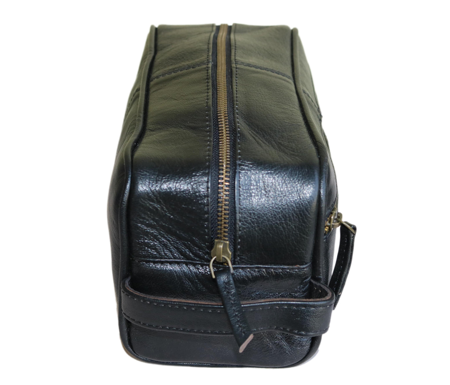 This Artisan-crafted Leather Toiletry Bag Makes A Perfect Personalized Gift For Men And Women, Ideal Organizing Grooming Essentials With Style. Its Sleek Black Finish, Smooth Zipper, Easy-grip Handle Ensure Both Elegance Function. Whether Travel, Daily Gym Use, Or Storage, Customized Hygiene Pouch Is Thoughtful Birthday Gift, Graduation Travel Companion Modern Professionals Adventurers.