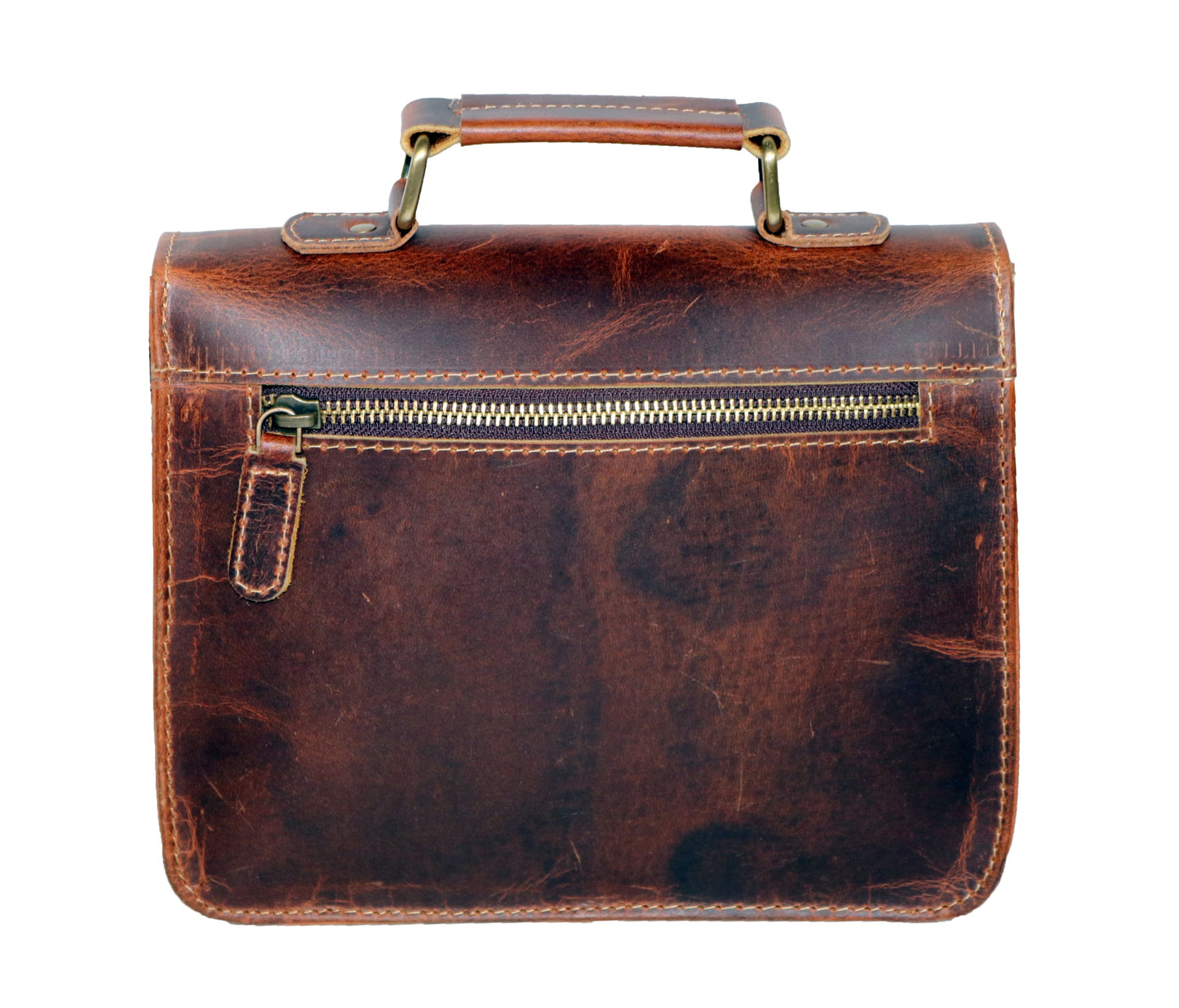 This Compact Leather Satchel Bag, Measuring 9" X 7" 3" (23 18 7 Cm), Is Crafted From Premium Buffalo And Designed For Daily Utility. It Features A Sturdy Top Handle Structured Silhouette. The Interior Includes Spacious Main Compartment, Large Zippered Pocket, Phone Slot, Medicine Pouch, Pen Holders—perfect Organizing Essentials. Stylish, Durable, Highly Functional Choice, It’s Customized, Personalized Gift Men Women—ideal Birthdays Or Graduations.