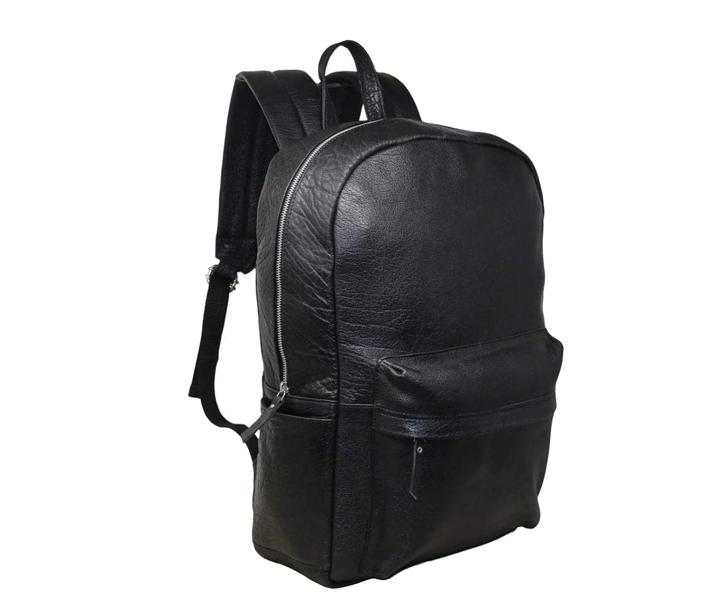 This Handcrafted Black Leather Backpack Is The Ideal Blend Of Elegance And Practicality—perfect As A Personalized Or Customized Gift For Men Women. Made From Premium Full-grain Leather, It Features Sleek Silhouette, Zip-around Main Compartment, Quick-access Front Pocket. Padded Back Adjustable Straps Ensure Comfort Daily Commutes Travel. Stylish Graduation Gift, Birthday Refined Essential Professionals On Go.