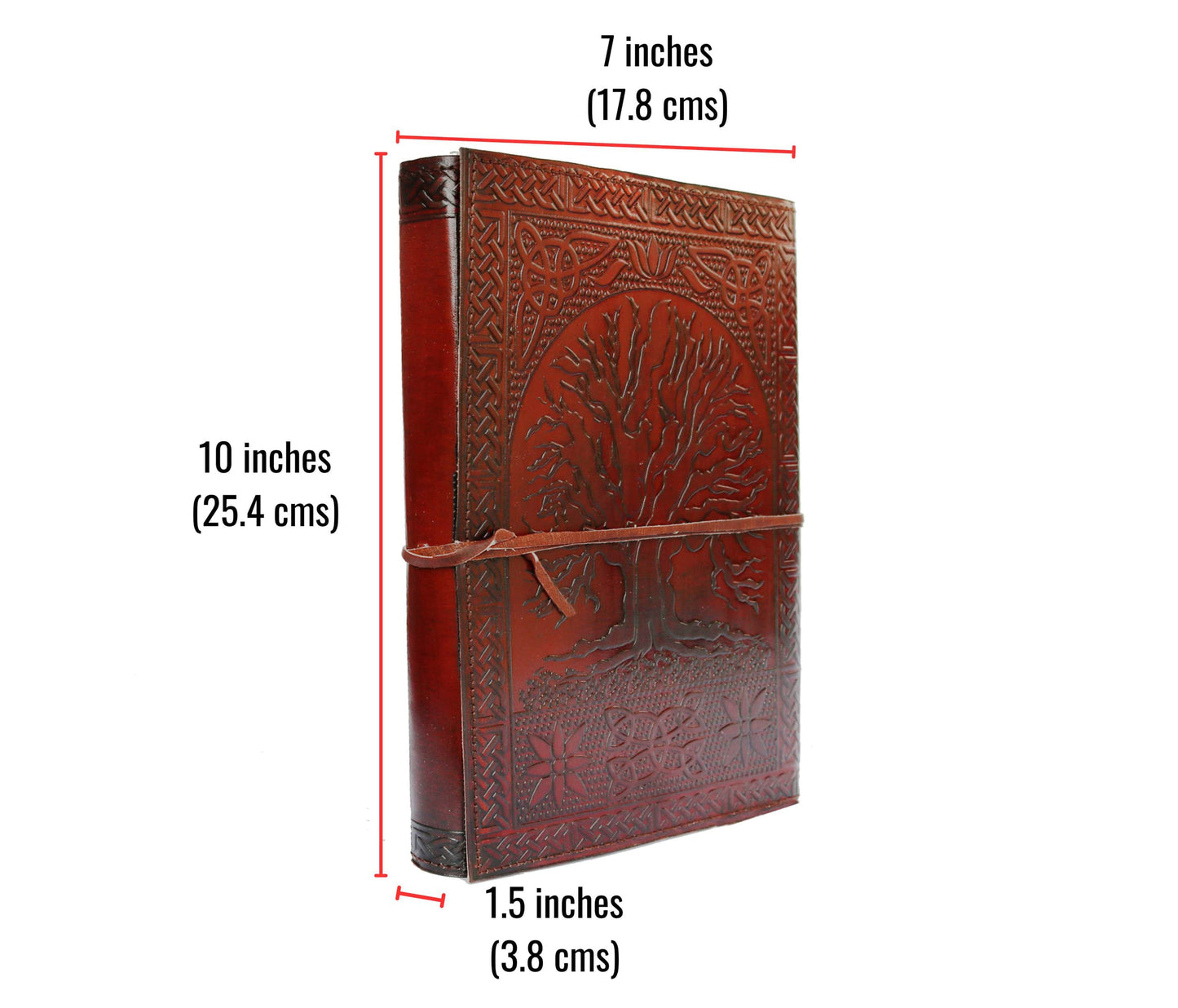 Celebrate The Beauty Of Creativity With This Personalized Open Tree Life Leather Journal, Revealing Thick, Acid-free Pages Ready For Your Thoughts And Sketches. Featuring Soft, Unlined Handmade Paper A Luxurious Black Inner Lining, It’s Perfect Writing, Drawing, Or Mindful Reflection. Each Page Turns Smoothly, Offering Vintage Charm Lasting Durability. Customized Gift Men Women—ideal As Birthday Gift, Graduation Meaningful Daily Journaling Companion