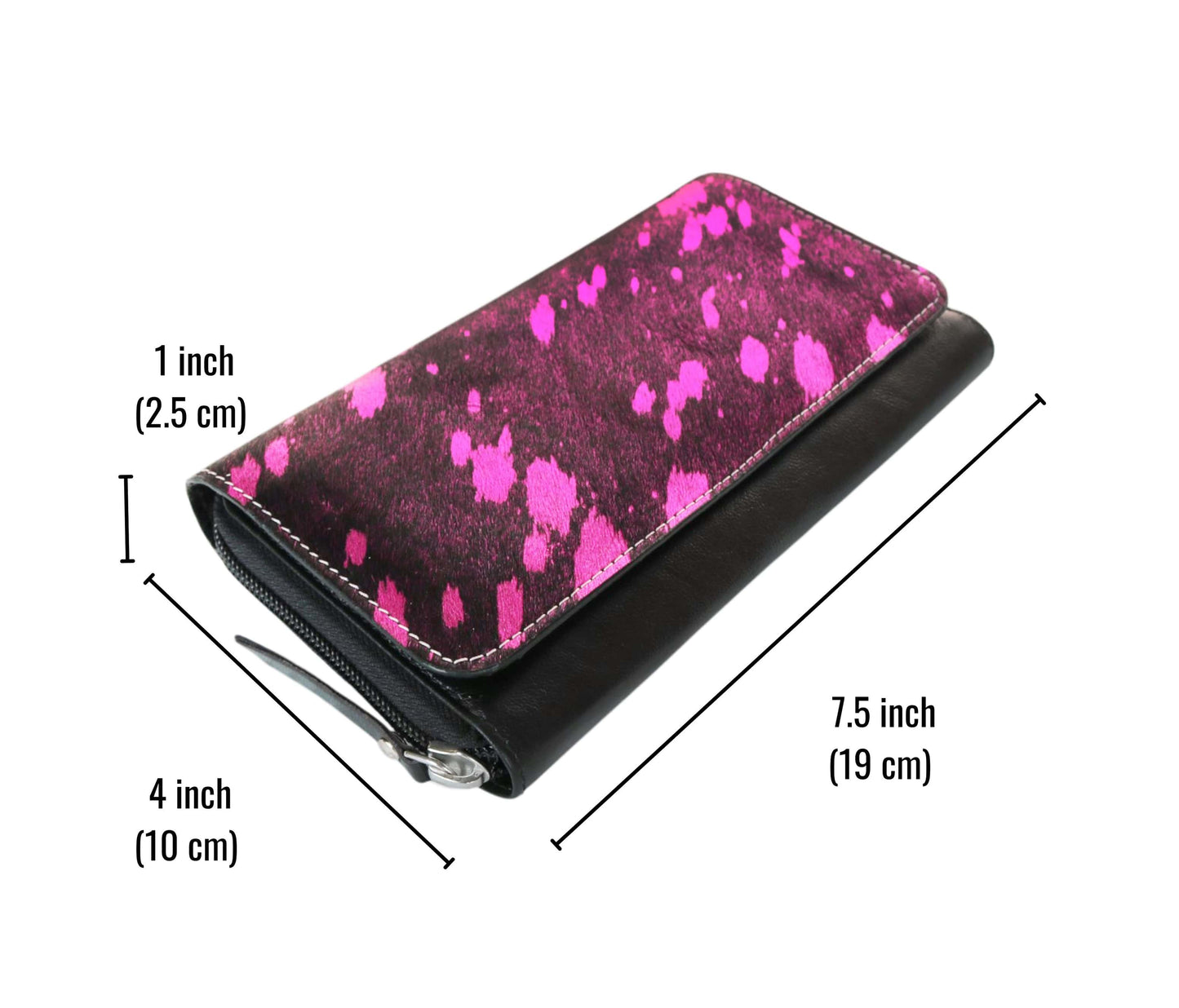 Elevate Your Everyday Style With This Personalized Leather Women’s Wallet, Ideal For Regular Use, Office Needs, Or Party Occasions. Measuring 7.5" X 4" 1", It Fits Easily In Handbags Yet Offers Ample Space Cards And Cash. The Bold Pink Black Design Makes A Striking Statement. Secure Zip Closure, Smooth Finish, Durable Stitching, It’s Customized Birthday Gift Graduation Men Women