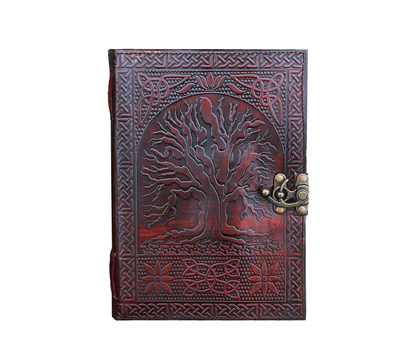 Personalized Tree Of Life Leather Journal, Featuring An Intricate Hand-embossed Design Symbolizing Growth, Strength, And Connection. Crafted From Premium Full-grain Leather, This Vintage-style Diary Is Secured With Antiqued Brass Clasp, Keeping Your Memories Safe Stylish. Inside, Thick, Acid-free Pages Offer A Perfect Canvas For Writing, Sketching, Or Planning. Customized Gift Men Women ideal As Birthday Gift, Graduation Timeless Keepsake Writers, Artists, Spiritual Seekers.