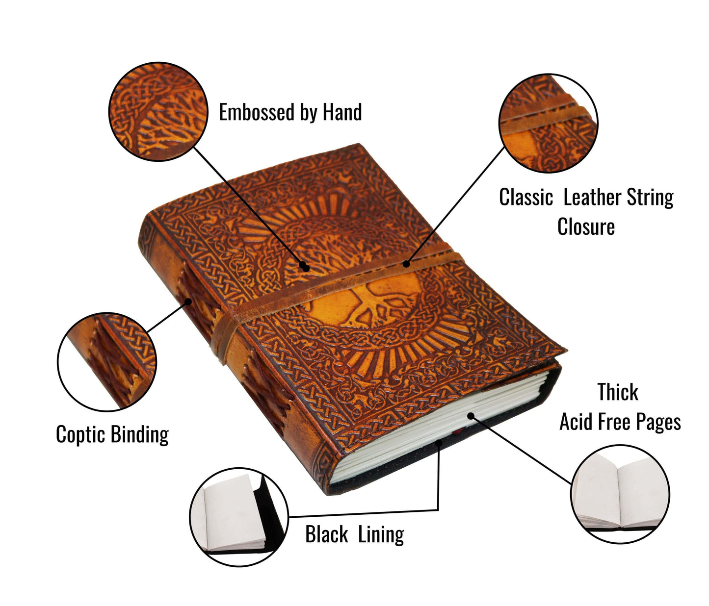 Antique Tree Of Life Journal