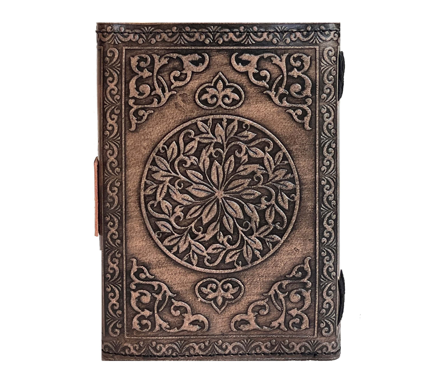 World Of Timeless Expression With This Vintage-style Leather Journal, Featuring Hand-torn Deckle-edge Pages In A Warm, Antique Gold Hue. The Open Layout Reveals Its Artisanal Character — Each Page Crafted For Texture And Authenticity, Ideal Ink, Charcoal, Or Pencil. Durable Cover Secure Clasp Evoke Old Libraries Explorers’ Diaries. Whether You're Recording Thoughts, Sketching Dreams, Preserving Memories, Journal Is Your Perfect Companion On Creative Journey Steeped Nostalgia.
