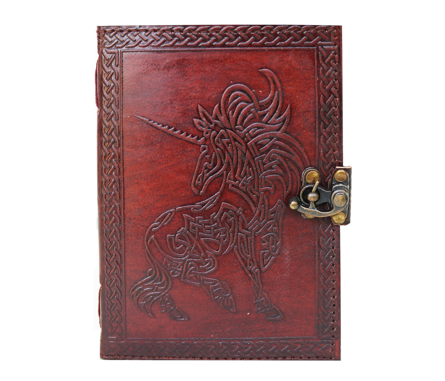 Elevate your writing rituals with this hand-embossed leather journal, showcasing an elegant scale-pattern design inspired by traditional motifs. Crafted from premium full-grain leather, the cover offers both durability and vintage richness, accented by intricate border detailing for timeless charm. Inside, acid-free pages invite sketches, notes, or daily journaling. With its sophisticated finish and artisan appeal, this journal isn’t just for writing it’s a statement piece. A perfect customized gift .
