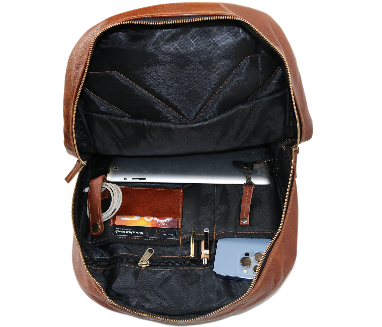 This Brown Buffalo Leather Backpack Blends Rugged Performance With Professional Style—making It A Thoughtful Personalized Or Customized Gift For Men And Women. Ideal As Graduation Gift, Birthday Present, Everyday Essential, Features Heavy-duty Double Zipper, Reinforced Stitching, Sturdy Top Handle. Perfect Office Days Weekend Getaways, Offers Reliable Function Timeless Appeal In One Handcrafted, Durable Design.