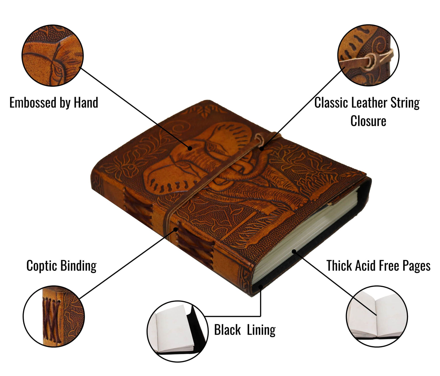 Hand-embossed Tribal Face Leather Journal – Vintage Notebook With Tie Closure Unleash Your Creativity This Journal, Meticulously Handcrafted To Inspire Self-expression And Storytelling. The Cover Features A Striking Motif, Deeply Embossed By Hand Onto Rich, Tan Full-grain Leather. Designed For Thinkers, Dreamers, Creators, Its Intricate Patterns Reflect Ancient Wisdom Cultural Heritage. Rustic Includes Classic String Secure Stylish Storage. Inside, You’ll Discover Thick, Acid-free Pages Smooth Black Inner