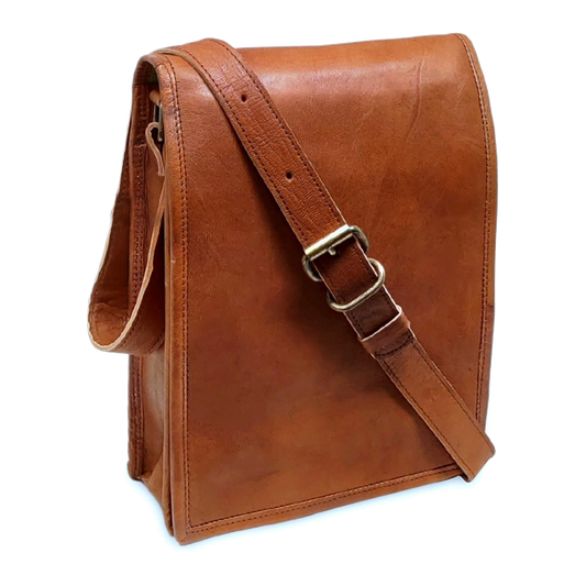 Jaald The Heritage Rambler - 11" handmade 11 inch satchel - full-grain leather satchel.