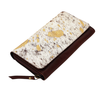 This Personalized Women’s Leather Wallet Showcases An Elegant White And Gold Cowhide Pattern—perfect For Daily Use, Office Wear, Or Party Outings. Handcrafted From Premium Genuine Leather, It Offers Both Durability Timeless Luxury. Designed With Multiple Card Slots, Zippered Compartments, A Secure Snap Closure, Keeps Your Essentials Safe Organized. Customized Gift Women, Makes Thoughtful Birthday Gift, Graduation Chic Clutch Special Occasions.