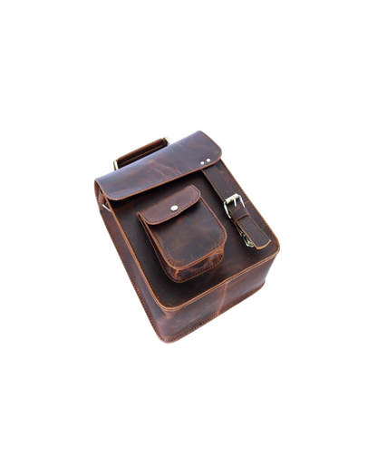 This Handcrafted Buffalo Leather Satchel Blends Rustic Charm With Everyday Functionality, Making It A Perfect Personalized Gift For Men And Women. Featuring Sturdy Top Handle, Quick-access Front Pocket, Adjustable Strap, It’s Ideal Carrying Gadgets, Journals, Daily Essentials. The Vintage-distressed Finish Adds Timeless Appeal. Thoughtful Graduation Or Birthday Gift, Customized Vertical Crossbody Bag Offers Durability, Style, Practicality Work, Travel, Study.