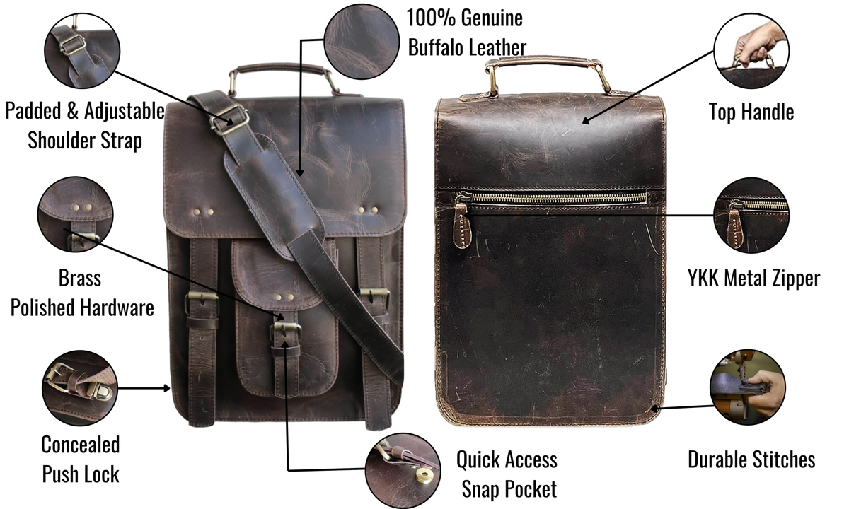 N*3様 RRL INDIAN VINTAGE LEATHER MESSENGE Indiana Jones Messenger - 15