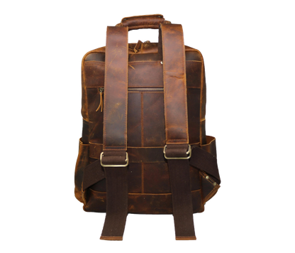 This Premium Leather Backpack Is Designed For Seamless Travel And Everyday Sophistication. Featuring Ykk Metal Zippers Durability, Reinforced Stitching Long-lasting Strength, A Secure Anti-theft Back Pocket Valuables, It Offers Peace Of Mind On The Go. Trolley Strap Allows Easy Luggage Attachment, While Adjustable Straps Ensure Comfortable Fit. Airport-friendly Highly Functional, It’s Perfect Personalized Gift Men Women—ideal Business Trips, Daily Commutes, Birthdays, Or Graduation Gifts.