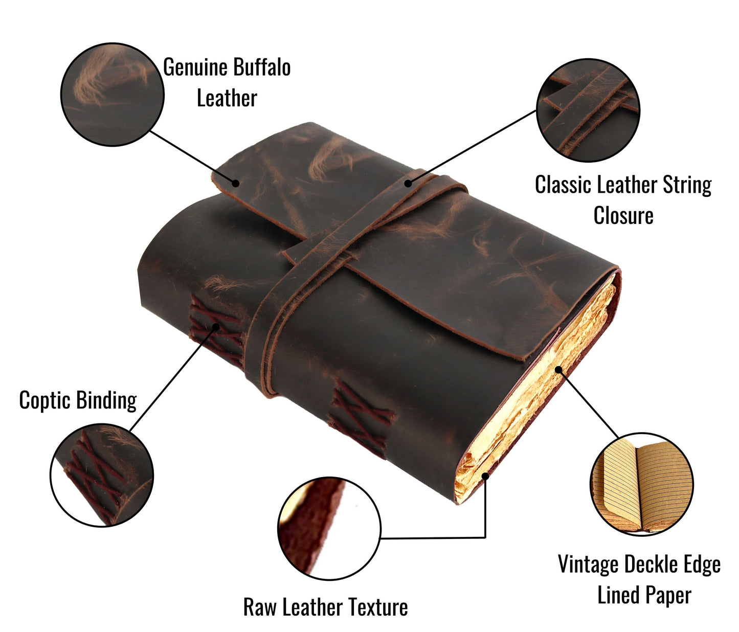 Book Of Shadows with Deckle Edged Paper