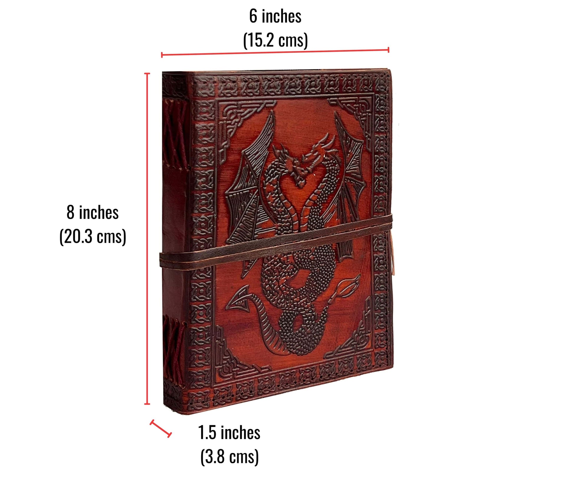  This Brown Leather Notebook Features A Detailed Embossed Dragon Design, Handcrafted For Rustic Yet Magical Appeal. Made From Genuine Leather, It Includes Unlined Pages And Measures Approximately 7 X 5 Inches—ideal Journaling, Sketching, Or Personal Notes. Perfect Personalized Customized Gift Men Women, Dragon-themed Makes Thoughtful Birthday Gift, Graduation Daily Writing Companion Fantasy Lovers, Students, Creatives.