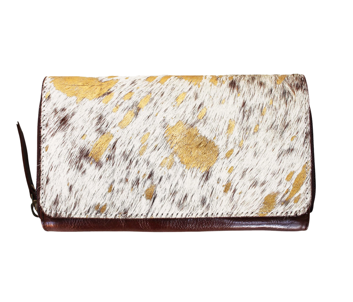 This Personalized Women’s Leather Wallet Showcases A Stunning White And Gold Cowhide Pattern—blending Elegance And Function For Everyday Use, Office Style, Or Party Wear. Crafted From Premium Genuine Leather, It Features Multiple Card Slots, Zippered Compartments, And A Secure Snap Closure. A Perfect Customized Gift For Women, It’s Ideal As A Birthday Gift, Graduation Gift, Or Standout Clutch For Special Occasions. Durable And Stylish, It’s A Timeless Keepsake Accessory.