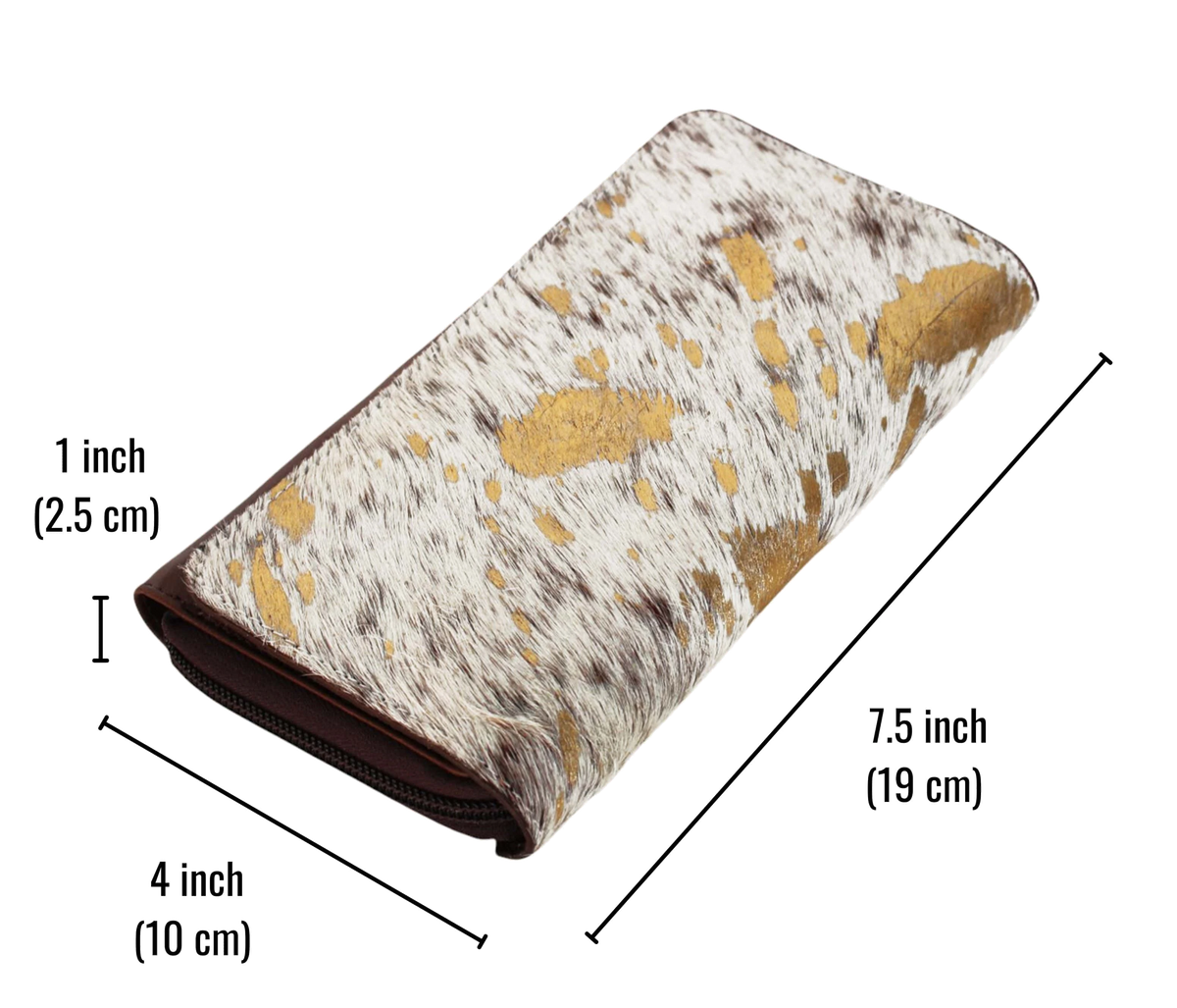 This Elegant Cowhide Leather Wallet With Gold Accents Makes A Stunning Personalized Gift For Women Who Appreciate Both Luxury And Practicality. Measuring 7.5 Inches (19 Cm) By 4 (10 1 Inch (2.5 Thick, It Features Spacious Interior Secure Zipper Closure—perfect Organizing Cards, Cash, Essentials. Whether Used As Chic Clutch Or Daily Purse, It’s Thoughtful Birthday Gift, Graduation Customized Keepsake.