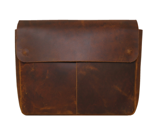 This Handcrafted Leather Sleeve Is Designed For Modern Professionals, Made From Rich Full-grain Buffalo Hide Rugged Durability And Minimalist Charm. Featuring A Sleek Flap With Secure Button Closure, It Protects Laptops, Tablets, Or Documents In Style. Its Smooth Finish, Fine Stitching, Natural Patina Enhance Luxury Appeal. Thoughtful Personalized Birthday Gift, Graduation Customized Gift Men Women—ideal Business, Travel, Office Use.
