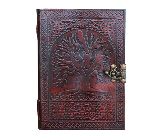 Capture Your Thoughts In This Personalized Handcrafted Leather Journal, Featuring An Embossed Tree Of Life Design With Detailed Celtic Knotwork. Secured A Vintage Brass Latch For Added Privacy, It’s Perfect As Diary, Sketchbook, Or Travel Journal. The Antique-style Cover Adds Charm Lovers Boho, Pagan, Wiccan, Norse Aesthetics. Customized Gift Men And Women—ideal Birthday Gift, Graduation Meaningful Keepsake Writers, Artists, Spiritual Seekers.