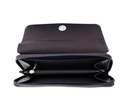 This Black Leather Women’s Wallet Offers Smart Organization With A Personalized Touch, Ideal For Regular, Office, And Party Use. Crafted From Durable Leather, It Features Multiple Compartments, Card Slots, Secure Zipper Pocket Cash, Cards, Ids, Coins, Keys. Its Sleek, Minimalist Design Fits Easily Into Handbags Or Works As Clutch. Perfect Customized Birthday Gift Graduation Men Women, Blending Style Everyday Functionality.