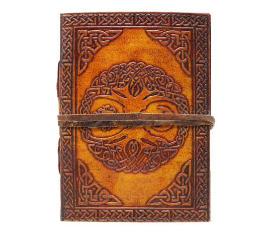 Capture Inspiration With This Handcrafted Leather Journal, Featuring An Embossed Celtic Tree Of Life And Intricate Knotwork Detailing. Made From Premium Full-grain A Rustic Wrap-around Strap, It Blends Vintage Charm Spiritual Symbolism. Filled Unlined, Acid-free Paper, It’s Perfect For Writing, Sketching, Or Reflection. Meaningful, Customized Gift Men Women—ideal Birthdays, Graduations, Milestones. Personalize Truly Timeless Keepsake