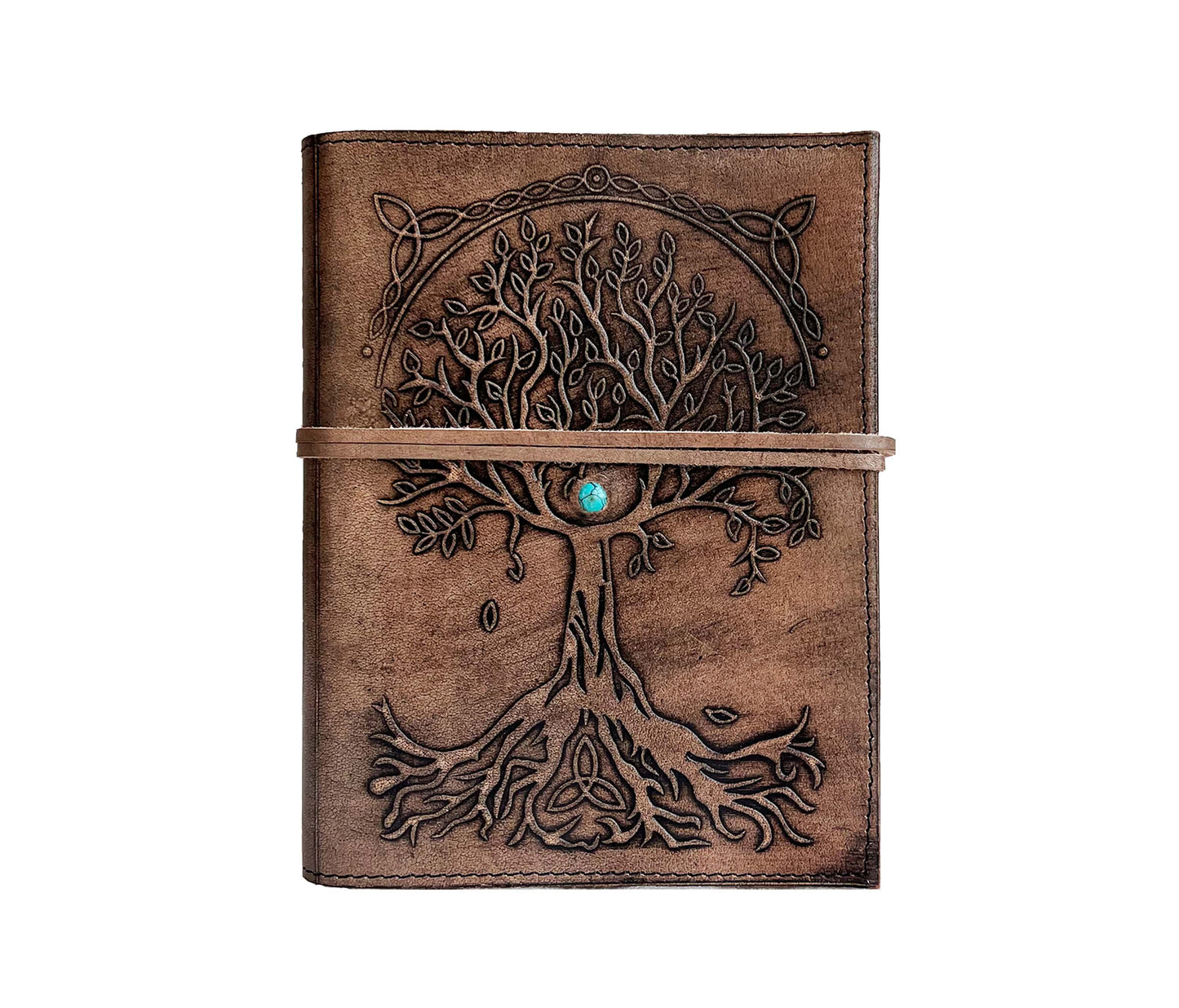Diario Árbol de la Vida Encantado con Piedra - Pequeño