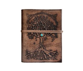 Diario Árbol de la Vida Encantado con Piedra - Pequeño