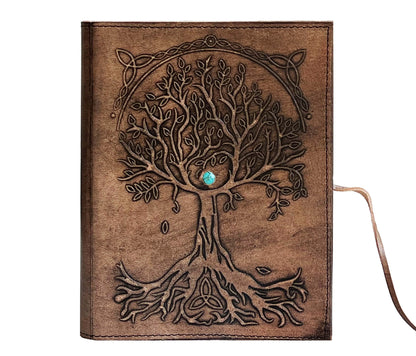 Diario Árbol de la Vida Encantado con Piedra - Pequeño