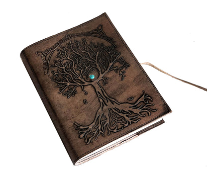 Diario Árbol de la Vida Encantado con Piedra - Pequeño