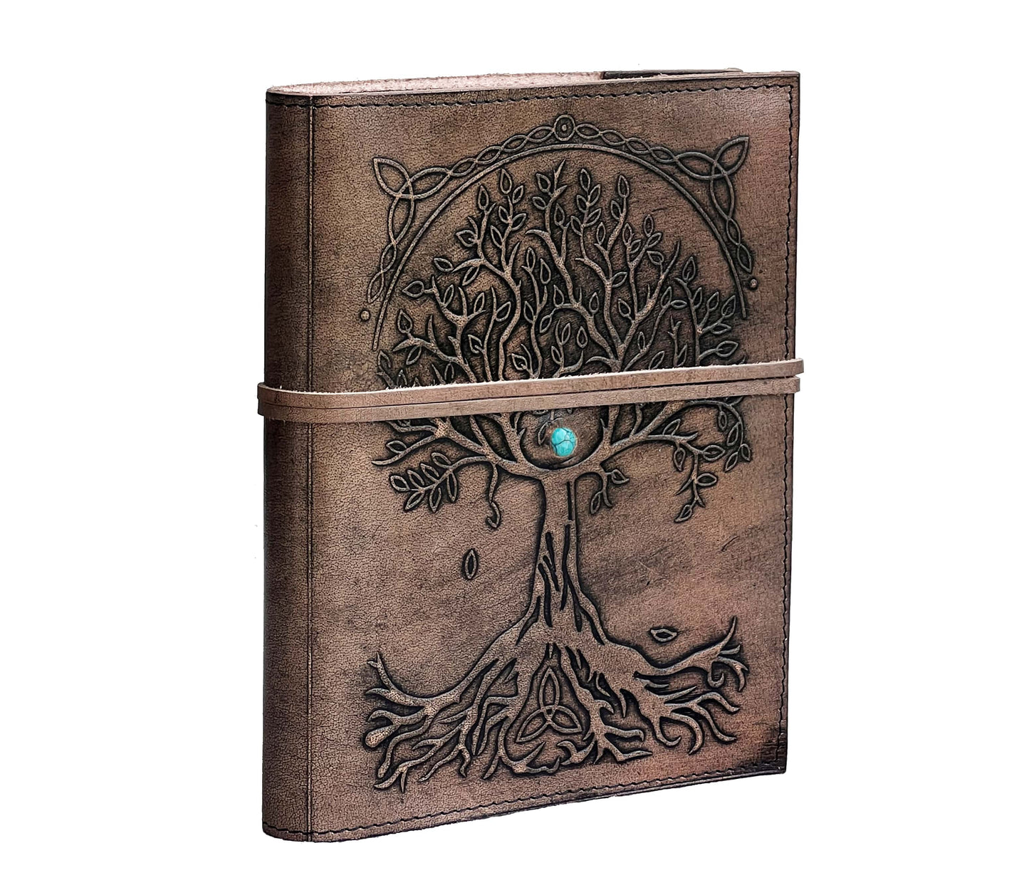 Diario Árbol de la Vida Encantado con Piedra - Pequeño
