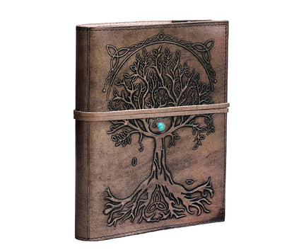 Diario Árbol de la Vida Encantado con Piedra - Pequeño