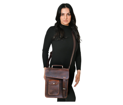  This Vintage-style Leather Crossbody Bag, Handcrafted From Distressed Buffalo Leather, Is A Perfect Personalized And Customized Gift For Men Women. Its Rich Earthy Tones Rustic Charm Complement Both Casual Formal Styles. Featuring An Adjustable Strap Secure Flap Closure With Metallic Detailing, It’s Ideal Daily Use, Travel, Or Work. Thoughtful Graduation Birthday Combining Timeless Style Practical Functionality.