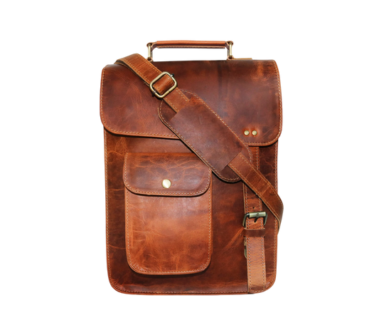 Step Out In Style With This Vintage Leather Crossbody Bag, Expertly Handcrafted From Premium Buffalo For Durability And Charm. Designed Both Men Women, Personalized Messenger Satchel Features A Padded Tablet Sleeve, Phone Pocket, Pen Holder, Rear Zipper. Compact Yet Spacious, It’s Perfect Customized Gift—ideal As Birthday Or Graduation Gift Him Her. Timeless Design Meets Daily Functionality Versatile Companion.