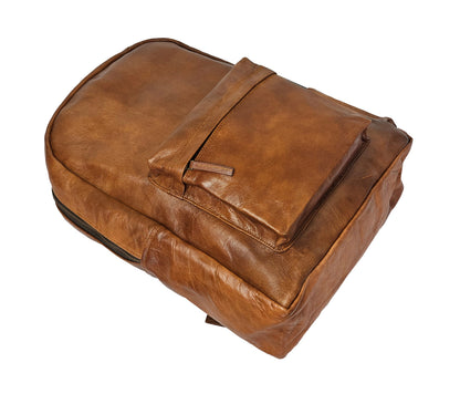 Jaald X Backpack handmade backpack - spacious main compartment.