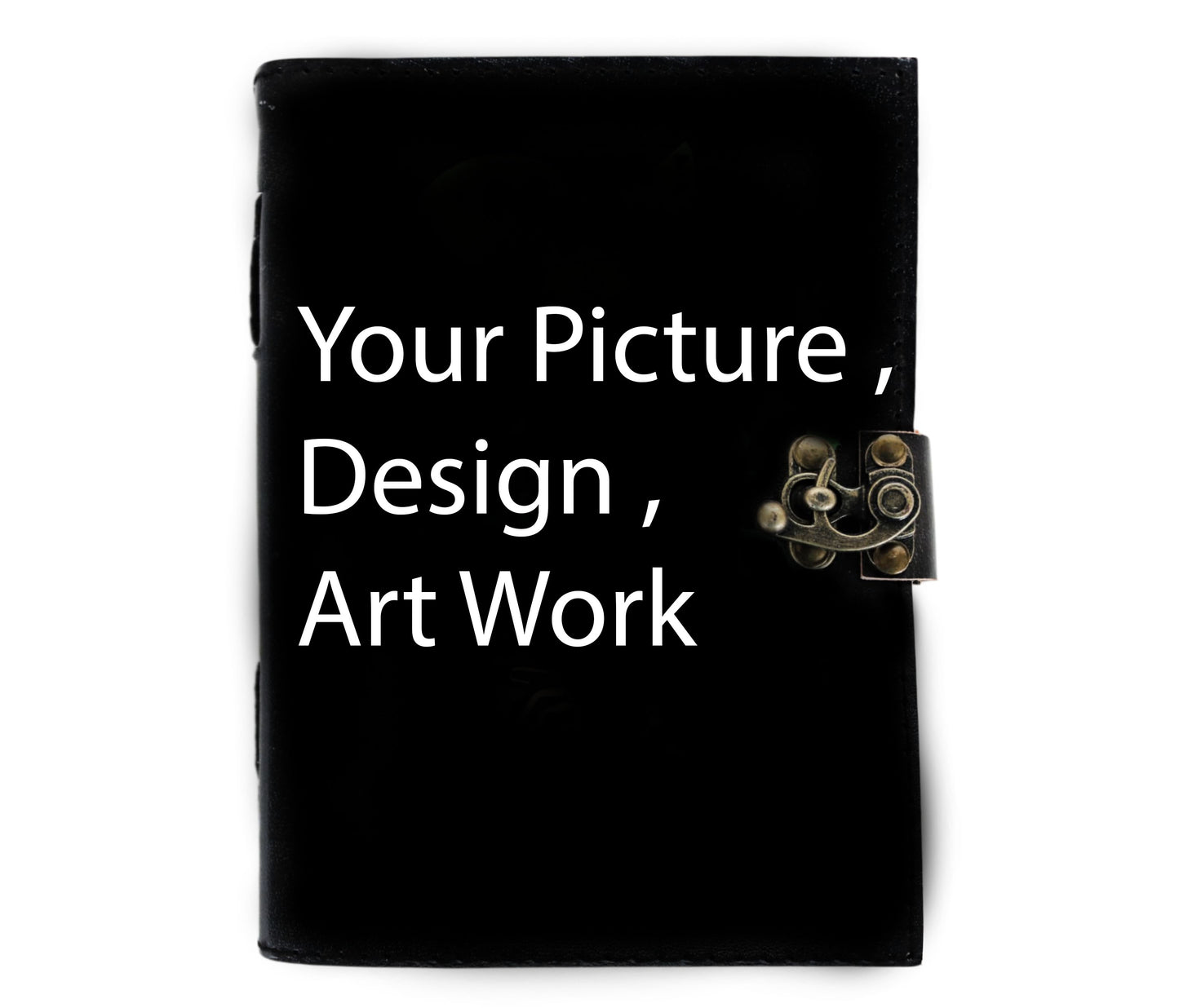 Customised Leather Vintage Deckle Edge Paper Journal