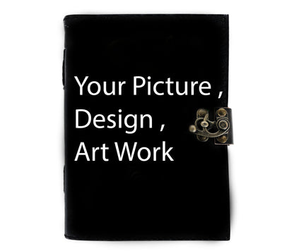 Customised Leather Vintage Deckle Edge Paper Journal