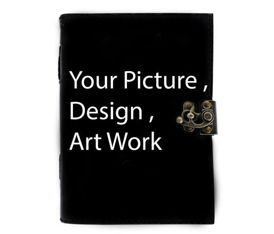 Customised Leather Vintage Deckle Edge Paper Journal