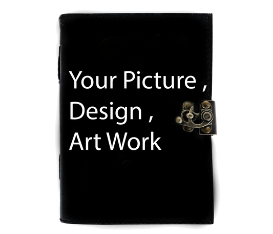 Jaald Customised Leather Vintage Deckle Edge Paper Journal handmade journal - refillable deckle-edge pages.