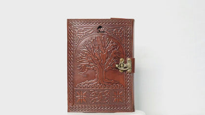 Diario Árbol de la Vida con Cierre - Grande